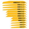 Picture of Dewalt® 12 Piece Reciprocatingsaw Blade Set Part# - Dw4892