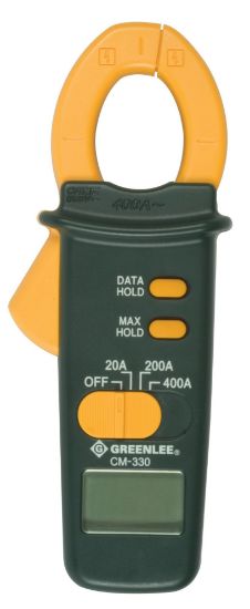 Picture of Greenlee® Clampmeter 400A Ac (Cm-330) Part# - Cm-330