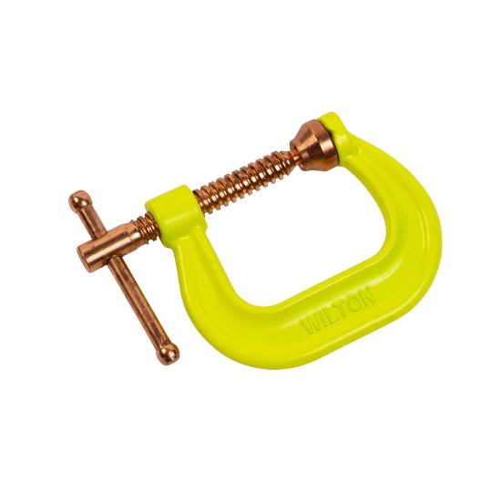 Picture of Wilton H402Cs 0-2" Hargrave Hiviz Yellow C-Clamp Part# - 20479