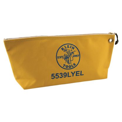 Picture of Klein Tools Canvas Bag With Zipper Large Yellow Part# - 5539Lyel