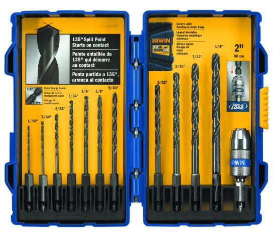 Picture of Irwin® 12 Pc Hex Shank Drill Bit Set Part# - 4935643