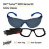 Picture of 3M™ 3M Solus 1000-Series Foam Strp Blk/Bl Gy Af Lens Part# - 7100105846