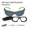 Picture of 3M™ Solus 1000Series S1202Sgaf-Kt Foam Strap Grn/Blk Part# - 7010341346