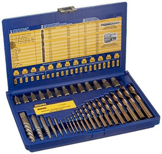 Picture of Irwin® 35-Pc. Screw Extractor/Drill Set Part# - 11135Zr