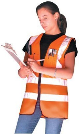 Picture of Occunomix Occulux Surveyors Vest:Yellow Part# - Lux-Ssfs-Ym