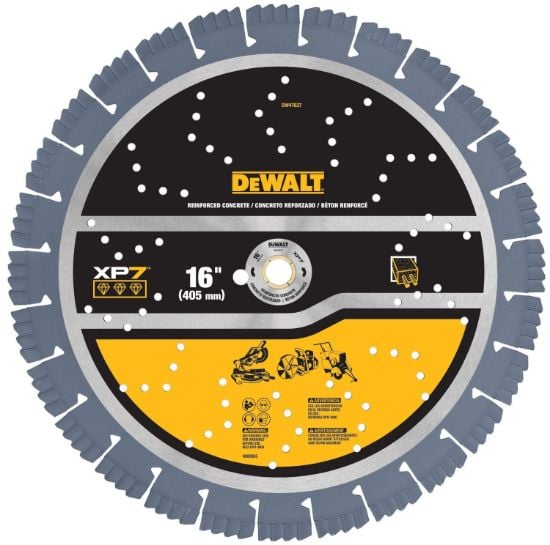 Picture of Dewalt® 16In Segmented Xp7 Reinforced Concrete Part# - Dw47637