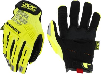 Picture of Mechanix Wear® Safety M-Pact High Visibility Yellow Large Part# - Smp-91-010