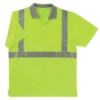 Picture of Ergodyne Glowear 8295 Class 2 Polo Shirt Lime Medium Part# - 21643