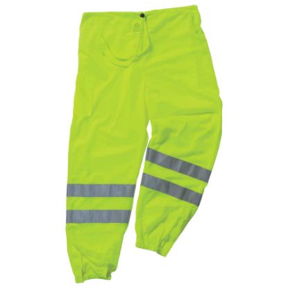 Picture of Ergodyne Glowear 8910 Class E Pants Lime S/M Part# - 22953