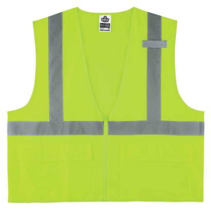 Picture of Ergodyne Glowear 8225Z Class 2 Std Vest Lime S/M Part# - 21163