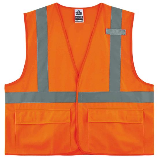 Picture of Ergodyne Glowear 8225Hl Class 2 Std Vest Orange S/M Part# - 21173