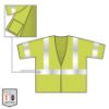 Picture of Ergodyne Glowear 8310Hl Class 3 Economy Vest Lime S/M Part# - 22023