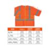 Picture of Ergodyne Glowear 8320Z Class 3 Std Vest Orange S/M Part# - 22113