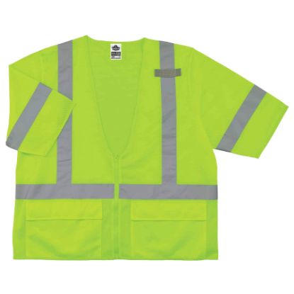 Picture of Ergodyne Glowear 8320Z Class 3 Std Vest Lime S/M Part# - 22123