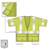 Picture of Ergodyne Glowear 8320Z Class 3 Std Vest Lime S/M Part# - 22123