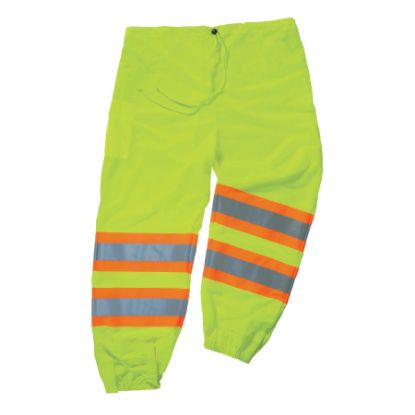 Picture of Ergodyne Glowear 8911 Class E Two-Tone Pants  Lime 4-5Xl Part# - 22969