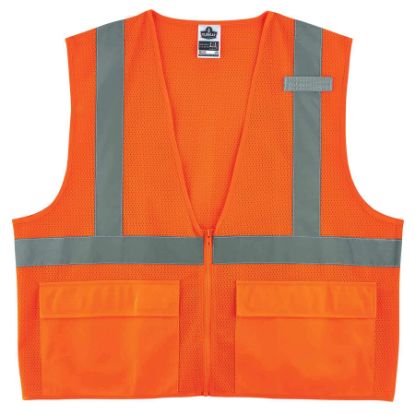 Picture of Ergodyne L/Xl Orange Std Vest Mes Part# - 21115