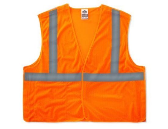 Picture of Ergodyne Glowear Cls 2 Std Breakaway Vest 2Xl/3Xl Orange Part# - 21067