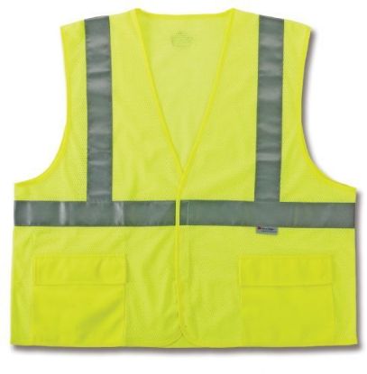 Picture of Ergodyne Glowear 8220Hl Class 2 Std Vest Lime 2Xl/3Xl Part# - 21147