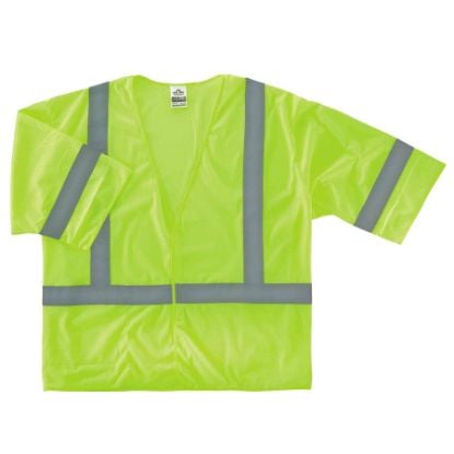 Picture of Ergodyne Glowear 8310Hl Class 3 Economy Vest Lime 4Xl/5Xl Part# - 22029