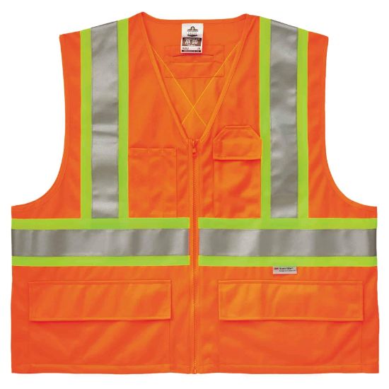 Picture of Ergodyne Glowear 8235Zx Cls 2 2-Tone X-Back Vest S/M Or Part# - 26183