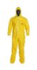 Picture of Dupont Tychem Qc Coverall Yellow Zip Ft Bd Hd Part# - D13480330