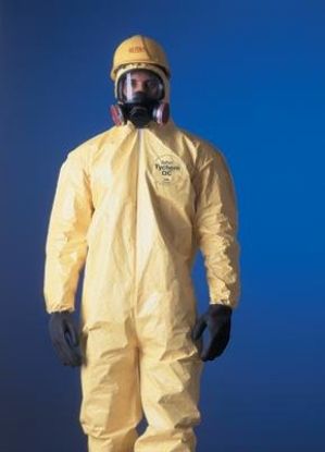 Picture of Dupont Yl Tychem Qc Coverall Zip Ft Hd Elas Wrst & Ank Part# - D13396899