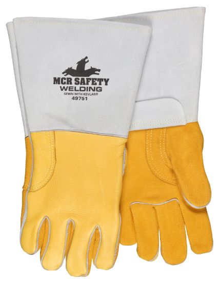 Picture of Mcr Safety Mcr Safety Gold Premiumlelkskin Leather Part# - 49751L