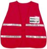 Picture of Mcr Safety Poly- Cotton Safety Vest- 21" X 48"- Red Part# - Icv204