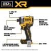 Picture of Dewalt® 20V Max Xr 3-Spd High Torque Impact Dr Part# - Dcf860B