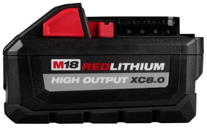 Picture of Milwaukee® Tool M18 Redlithium High Output Xc8.0 Battery Part# - 48-11-1880