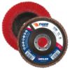 Picture of Weiler® 4-1/2" Tiger Angled Flapdisc  40C  7/8" A.H. Part# - 51312