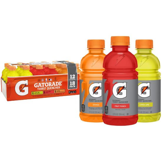 Picture of Gatorade® Gatorade 12Oz Ready To Drink Variety Ll  Or  Fp Part# - 12324