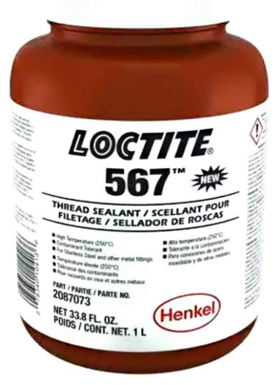 Picture of Loctite® Loctite 567 Thread Sealant With Ptfe 1 Liter Bo Part# - 2087073