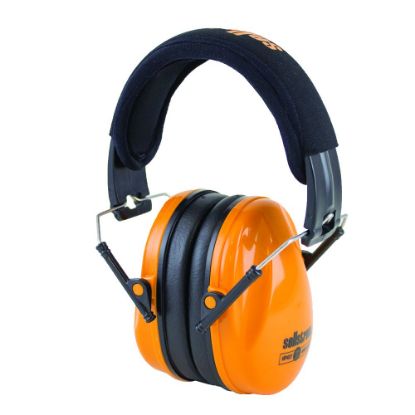 Picture of Sellstrom® Hp427 Series Prem Ear Muff Nrr 27 - Black/Orange Part# - S23404