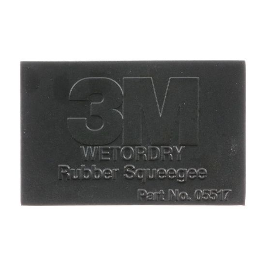 Picture of 3M™ Wetordry Rubber Squeegee2 3/4"X 4 1/4" Part# - 7000028348