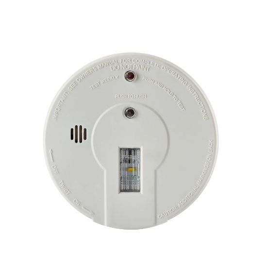 Picture of Kidde Battery Operated Smoke Detector W/Safety Light Part# - 0918E