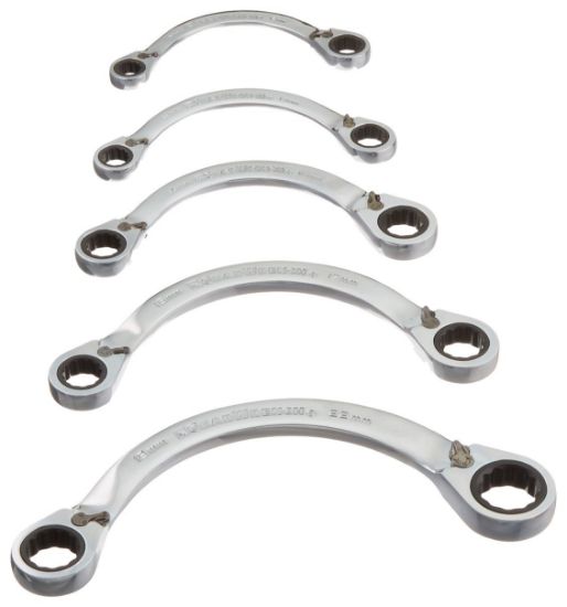 Picture of Gearwrench® 5Pc Metric Half Moon Ratcheting Wr Set Part# - 9850