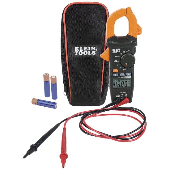 Picture of Klein Tools Digital Clamp Meter  Acauto-Ranging 400 Amp Part# - Cl120