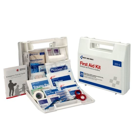 Picture of First Aid Only® 10 Person First Aid Kitplastic Case W/Dividers Part# - 222-U