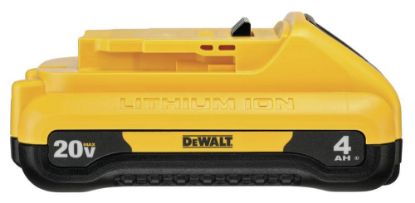 Picture of Dewalt® 20V Max 4Ah Compact Lithium Ion Battery Part# - Dcb240