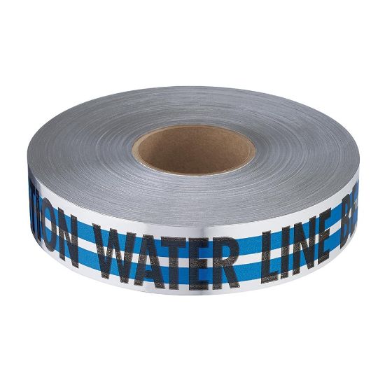 Picture of Empire® Level 2"X1000' Blue Caution Water Line Buried Belo Part# - 31-021