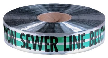 Picture of Empire® Level 2"X1000' Green Magnatectape W/Caution S Part# - 31-052