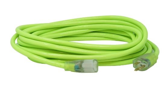 Picture of Southwire 12/3 25' Sjtw Extensioncord  Green  Lighted End Part# - 2577Sw000X