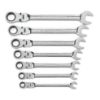 Picture of Gearwrench® 7Pc Flex Combination Ratcheting Wr Set Sae Part# - 9700