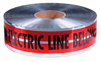 Picture of Empire® Level 2"X1000' Red Magnatec Tape W/Caution E Part# - 31-106