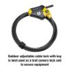 Picture of Master Lock® 6'X 3/8" Adjustable Locking Cable Kd Part# - 8413Dpf