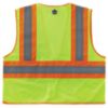 Picture of Ergodyne Lime Two-Tone Vest Meshzipper Part# - 21327