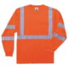 Picture of Ergodyne 8391 Glowear Cls 3 L/S Shirt  Orange Sz S Part# - 21712