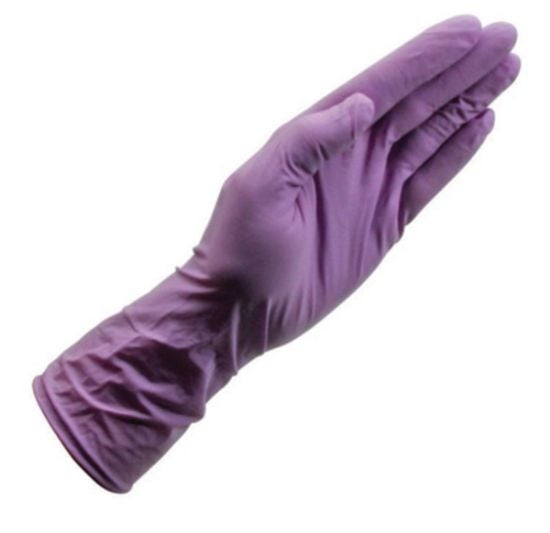 Picture of Honeywell (Box/100) Powder Free 12" Disp Gloves Purple Part# - Psd-Trip-M